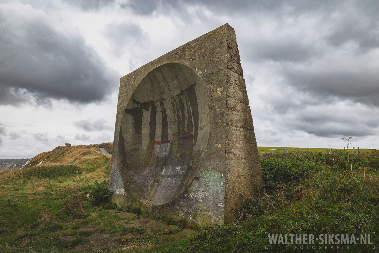 Sound mirror on Abbot's Cliff